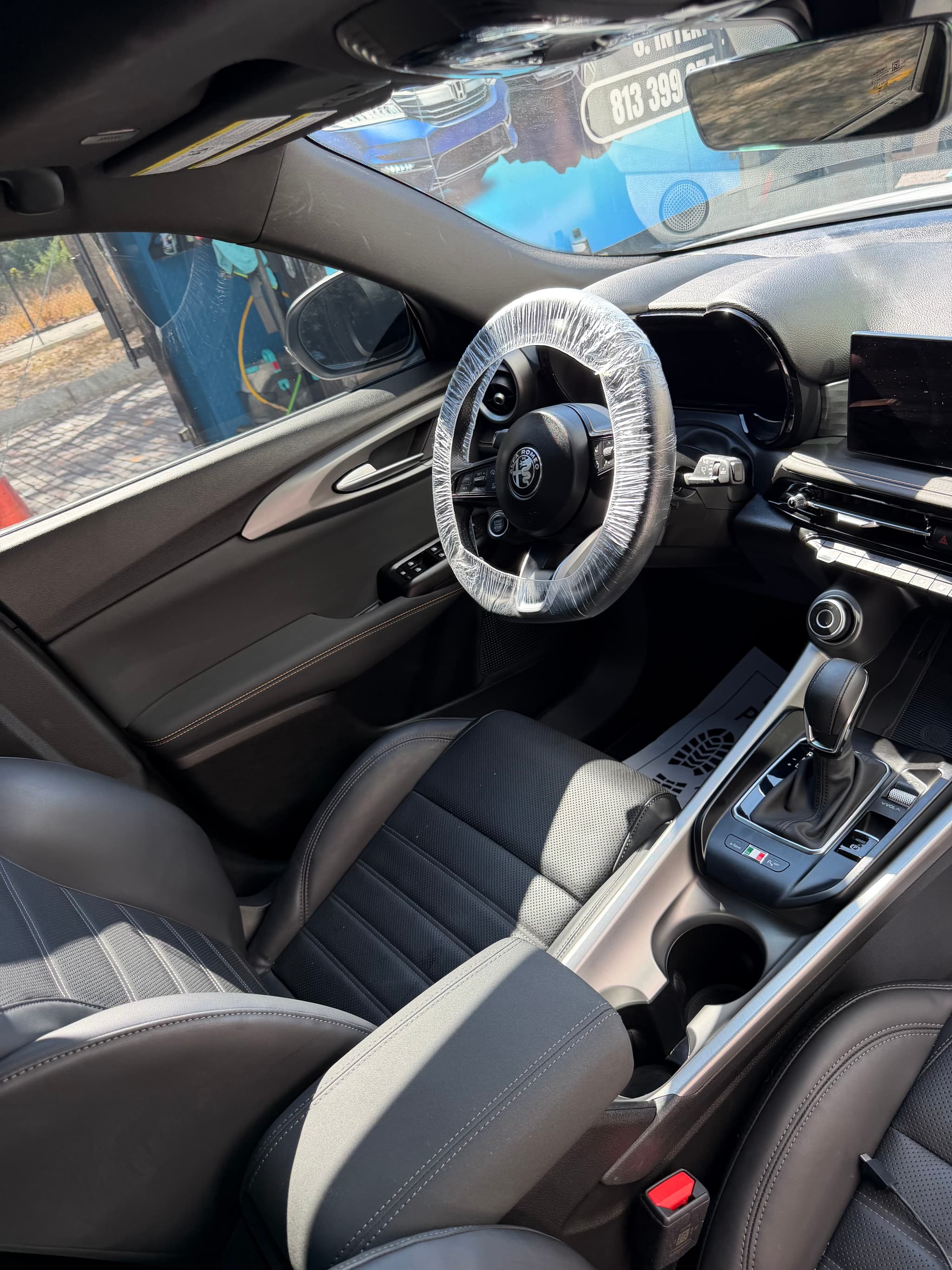 Afla Romero after a full interior detailing